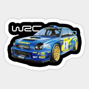 World Rally Car Champion Richard Burns WRC GDB Sticker